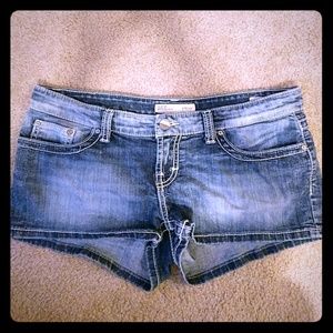 BKE denim stella shorts
